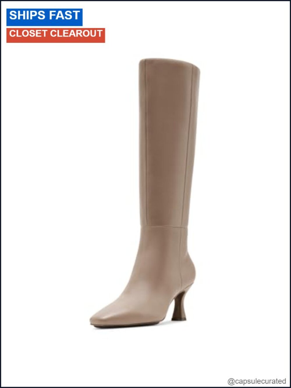 Anne Klein Perfection Pointed Toe Knee High Equestrian Boot